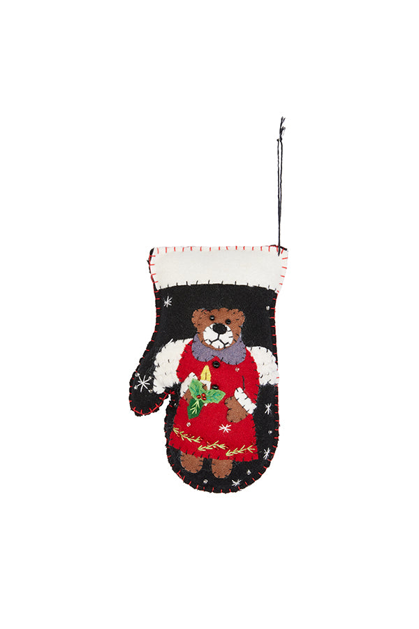 Mitten Dog Angel Ornament