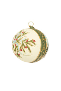 Bauble Snow Scene 10cm