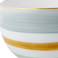 Breakfast Cup and Saucer Round Opaline/Dore