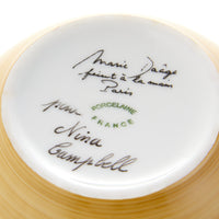 Breakfast Cup and Saucer Round Ambre/Noir