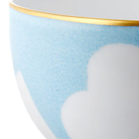Breakfast Cup and Saucer Heart Bleu Perle