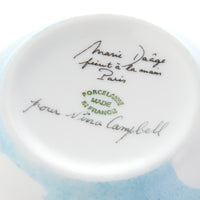 Breakfast Cup and Saucer Heart Bleu Perle