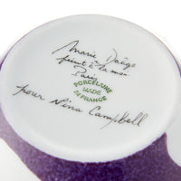 Breakfast Cup and Saucer Heart Violet