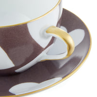 Breakfast Cup and Saucer Heart Chocolate