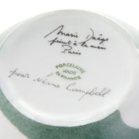 Breakfast Cup and Saucer Heart Vert de Gris