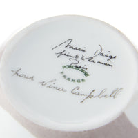 Breakfast Cup and Saucer Heart Marron Glace