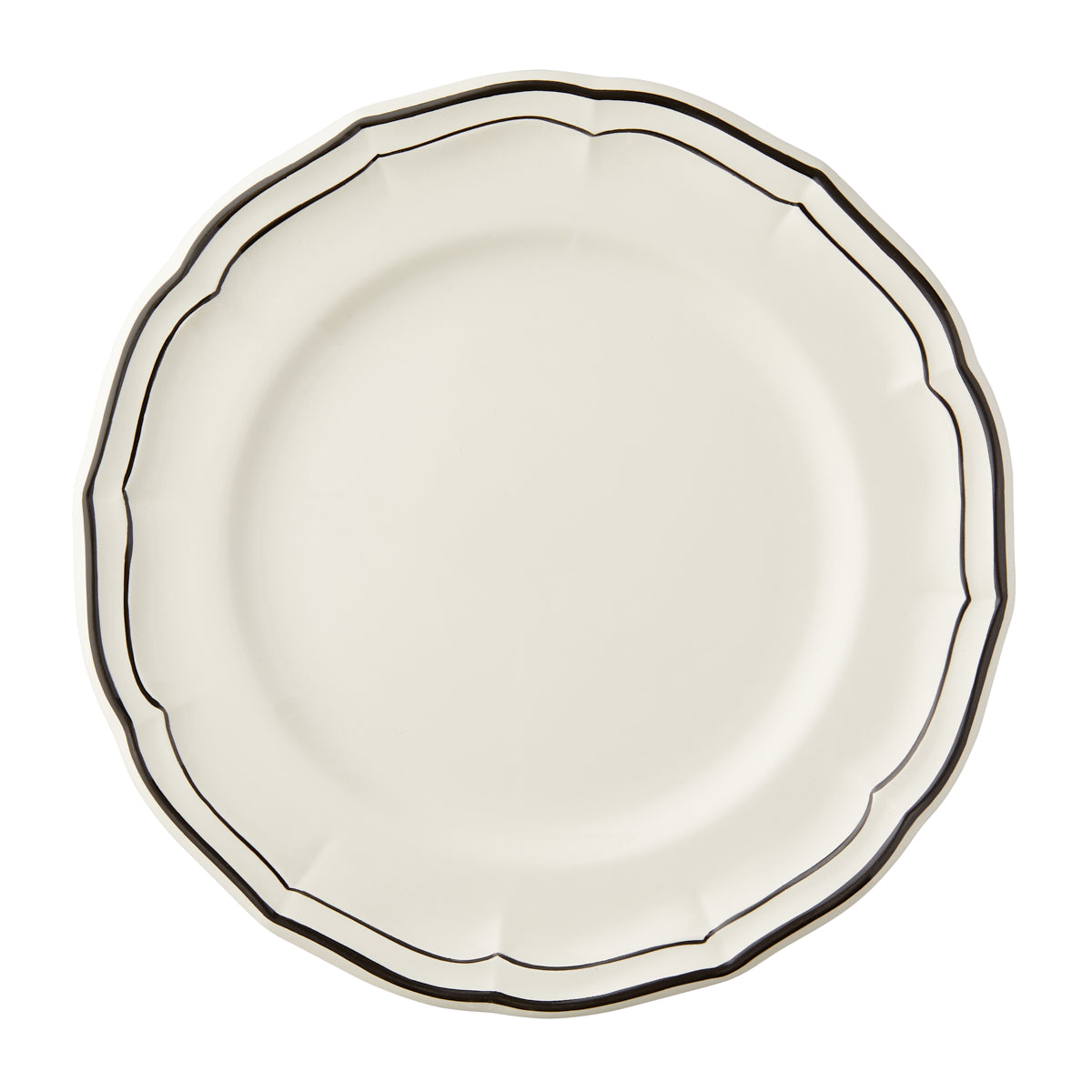 Dinner Plate Filet Black