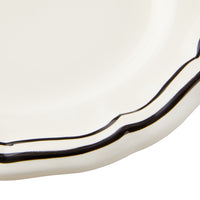 Canape Plate -Black Nets 16.5cm