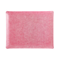 Nina Campbell Fabric Tray Large Pink Sapphire against a white background