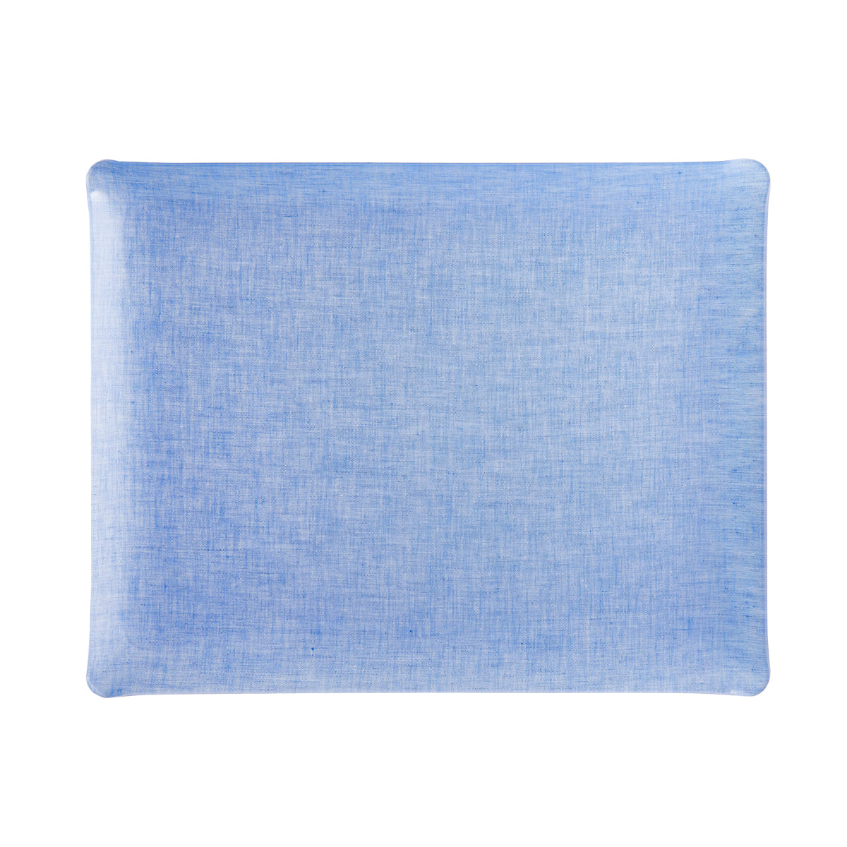 Nina Campbell Fabric Tray Large Blue against a white background