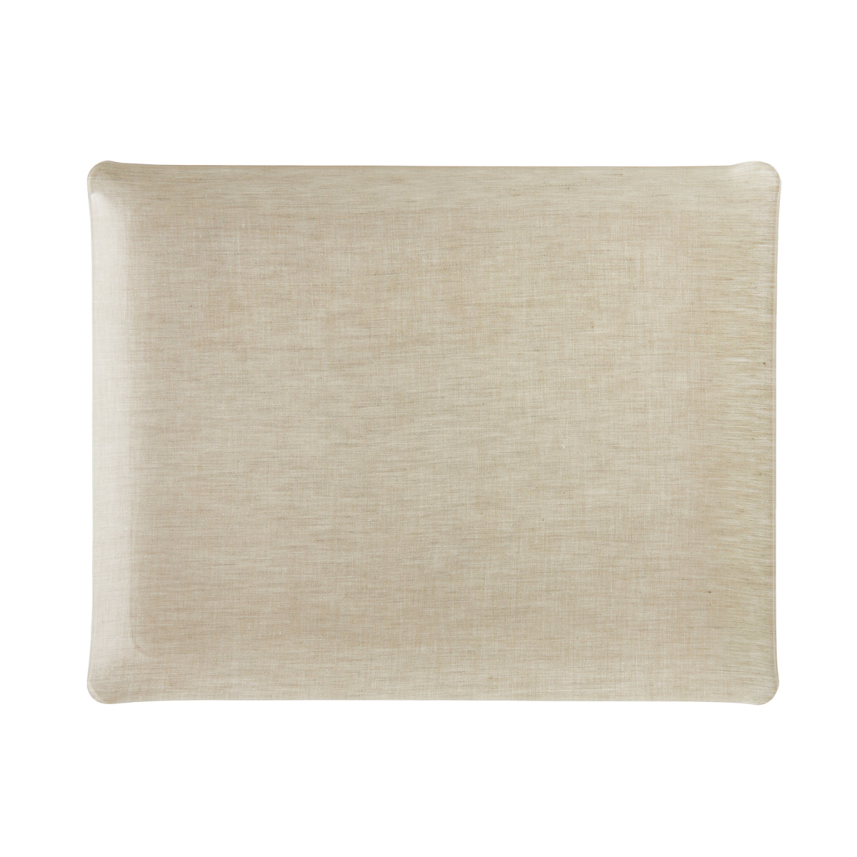 Nina Campbell Fabric Tray Large Grey against a white background
