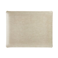 Nina Campbell Fabric Tray Large Grey against a white background