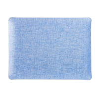 Nina Campbell Fabric Tray Medium Blue against a white background