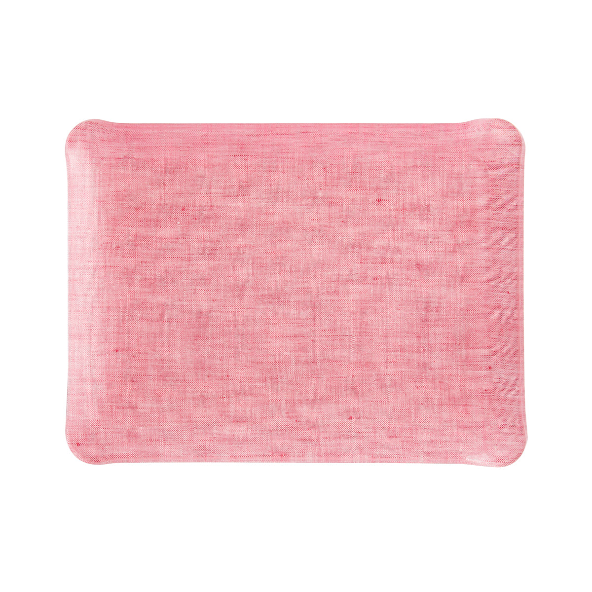 Nina Campbell Fabric Tray Small Pink Sapphire against a white background