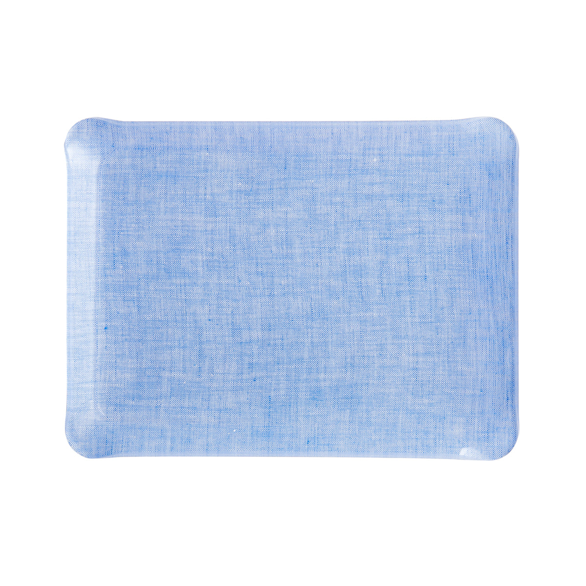 Nina Campbell Fabric Tray Small Blue against a white background