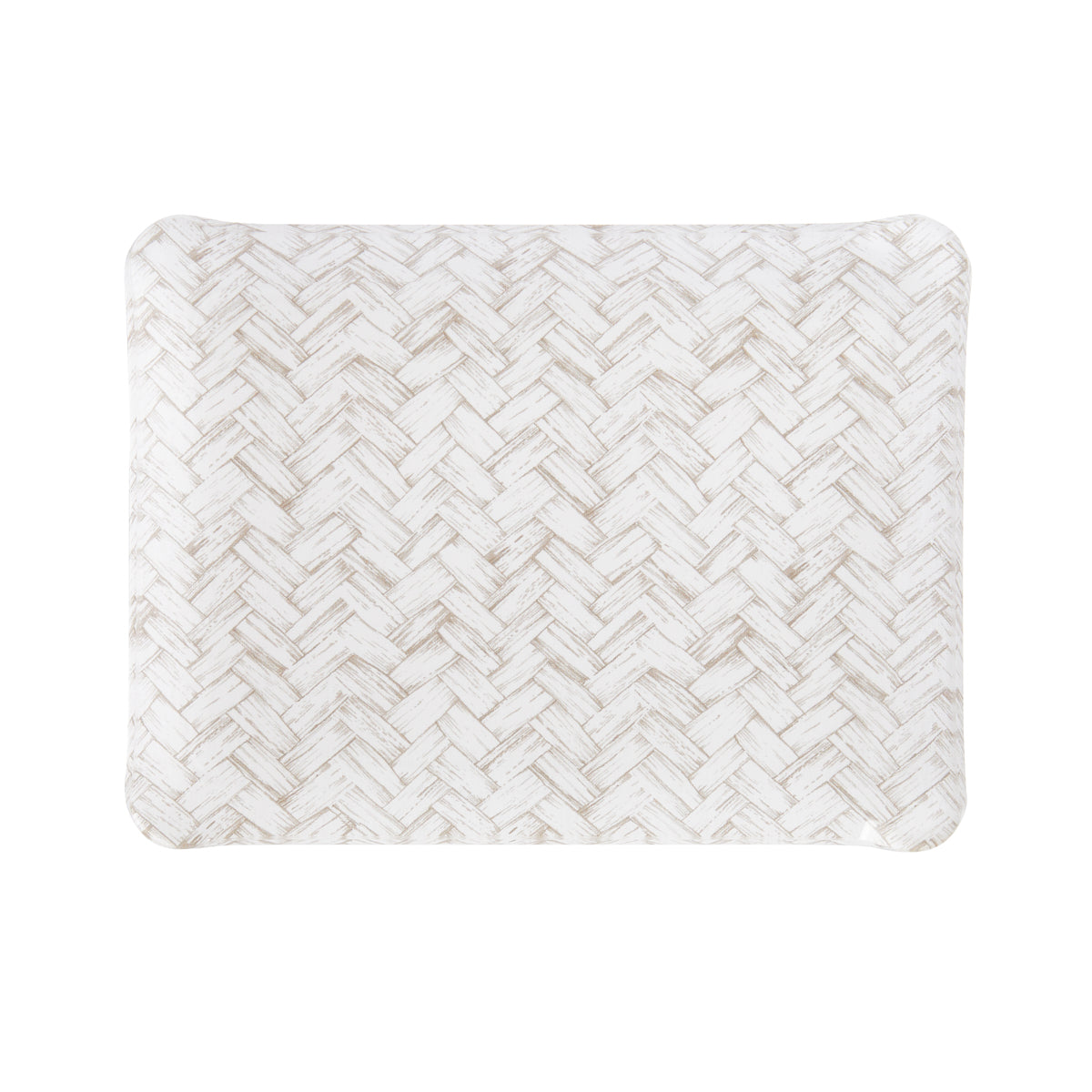 Nina Campbell Fabric Tray Small 24X18 - Basketweave Beige