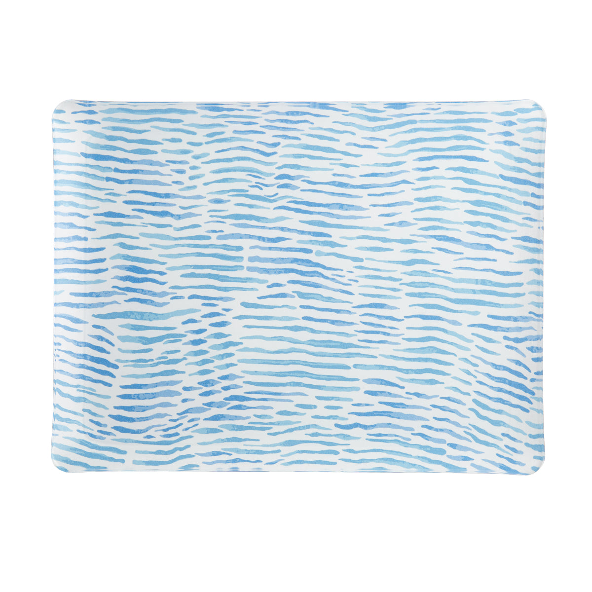 Nina Campbell Fabric Tray Medium Arles Blue against a white background