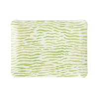 Nina Campbell Fabric Tray Small Arles Green against a white background