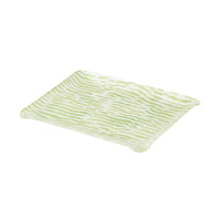 Nina Campbell Fabric Tray Small Arles Green against a white background