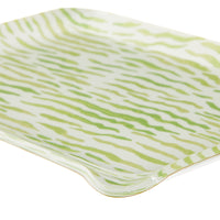 Nina Campbell Fabric Tray Small Arles Green close up