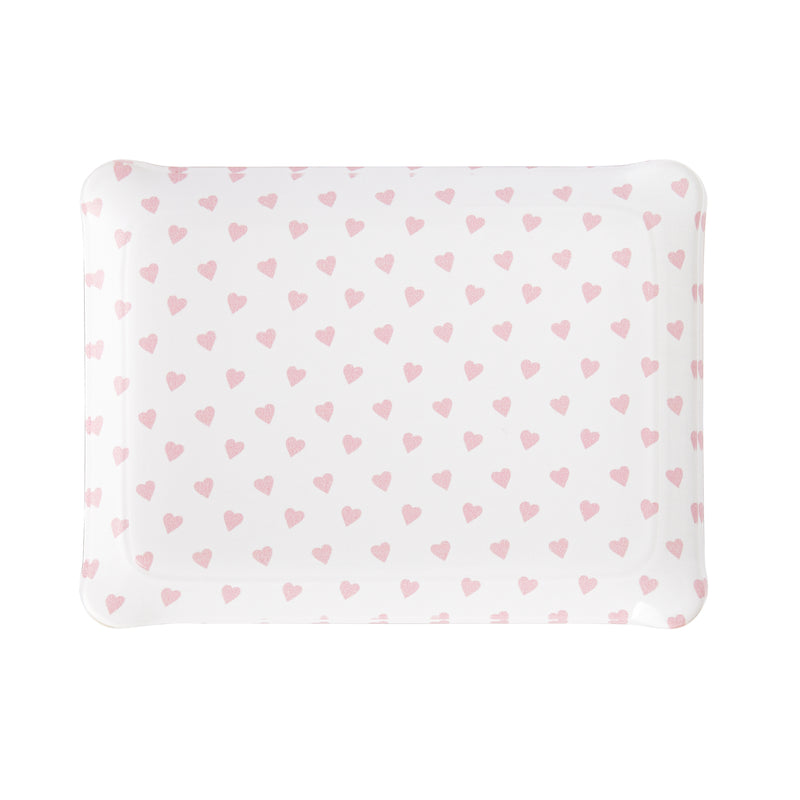 Nina Campbell Fabric Tray Small - Heart Pink