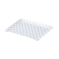 Nina Campbell Fabric Tray Small Heart Blue against a white background