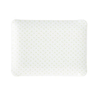 Nina Campbell Fabric Tray Small Sprig Green against a white background
