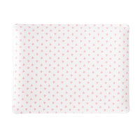 Nina Campbell Fabric Tray Medium Heart Pink against a white background