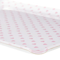 Nina Campbell Fabric Tray Medium Heart Pink close up