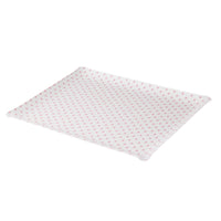 Nina Campbell Fabric Tray Large Heart Pink against a white background