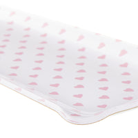 Nina Campbell Fabric Tray Oblong - Heart Pink