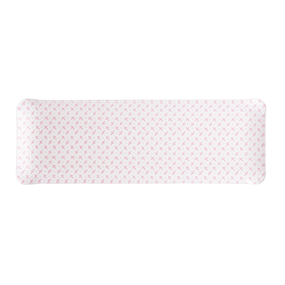 Nina Campbell Fabric Tray Oblong - Sprig Pink