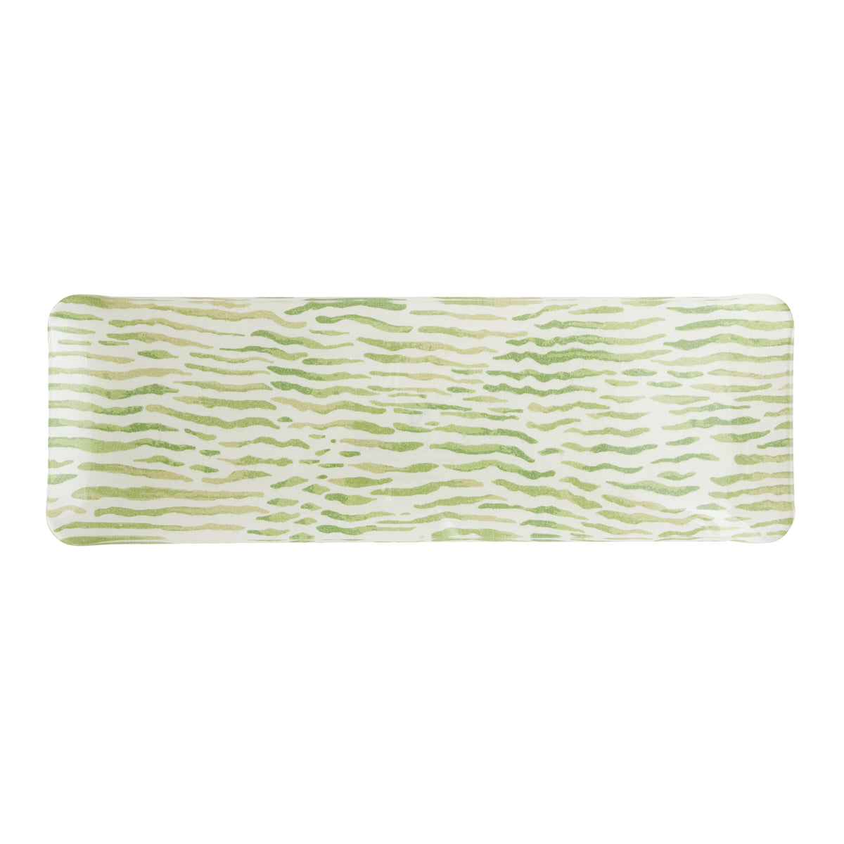 Nina Campbell Fabric Tray Oblong - Arles Green