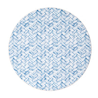 Basketweave Serving Mat - Blue