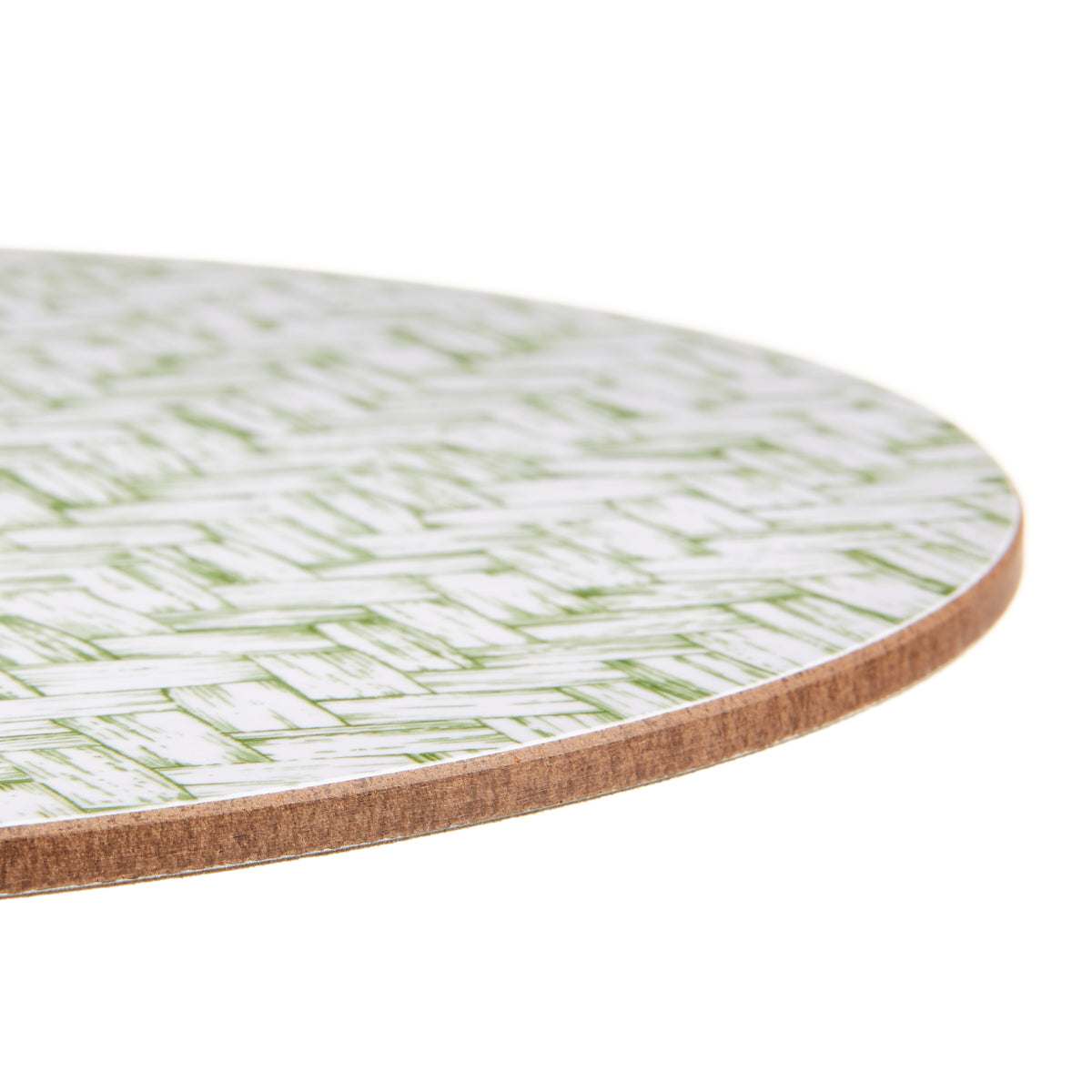 Basketweave Tablemat Green