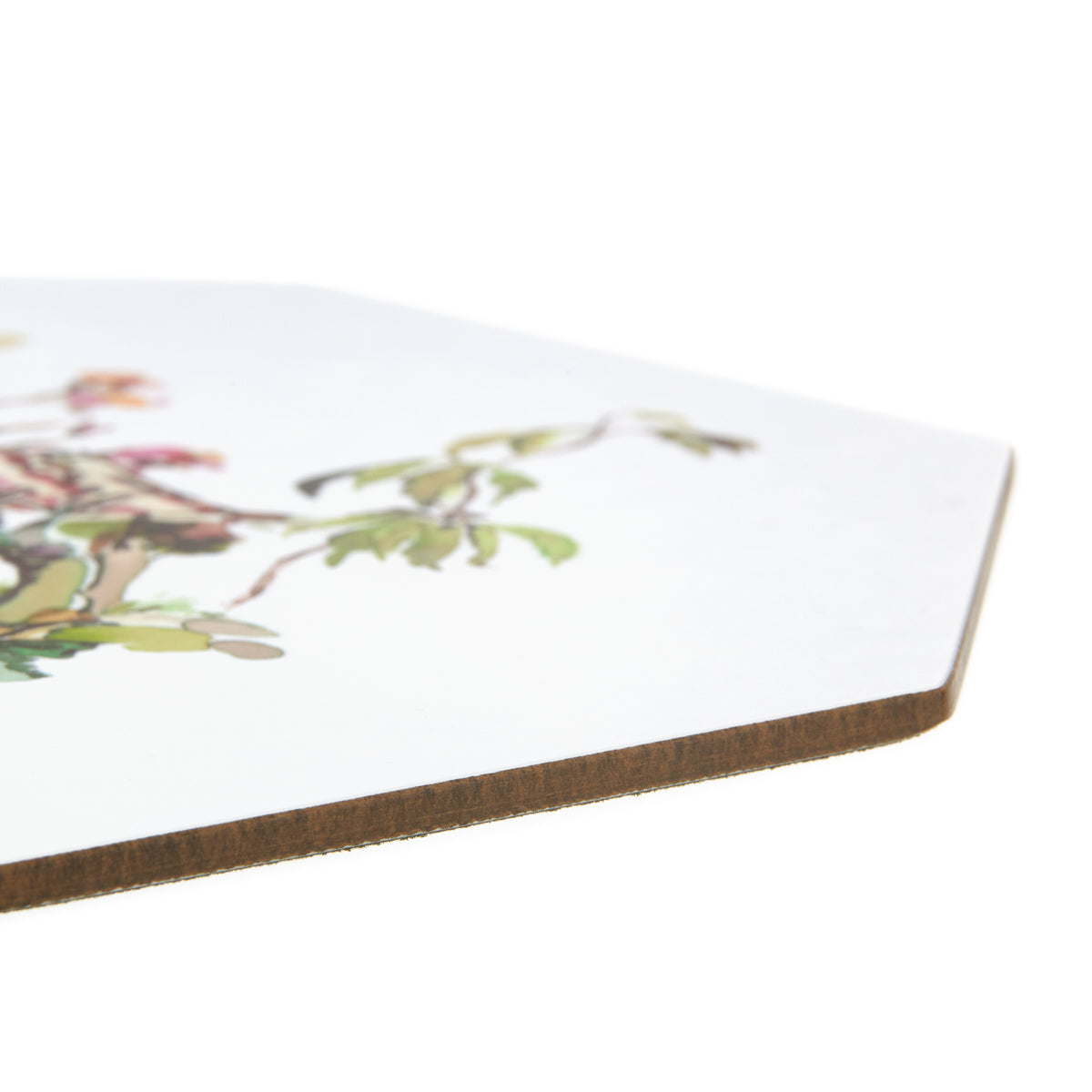 Toile Chinoise Octagon Placemat Magenta/Green