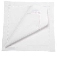 Hemstitch Napkin White