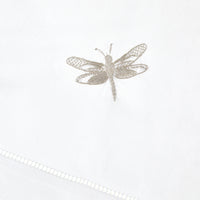 Set of Two Hand Towels - Silver Dragonfly
