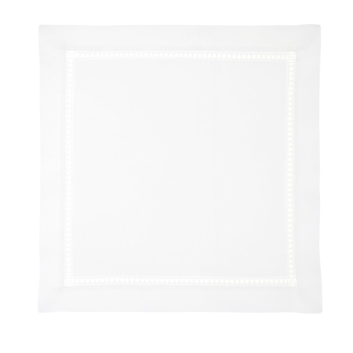 Nina Campbell Hemstitch Placemat White against a white background