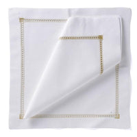 Nina Campbell Napkin - Hemstitch Gold