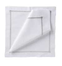 Nina Campbell Placemat - Hemstitch Silver