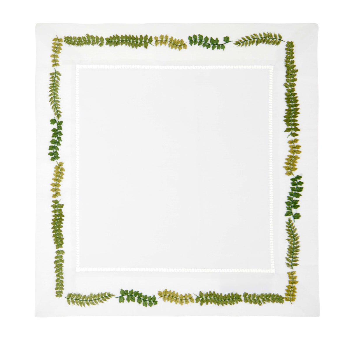 Nina Campbell Placemat Fern Green against a white background