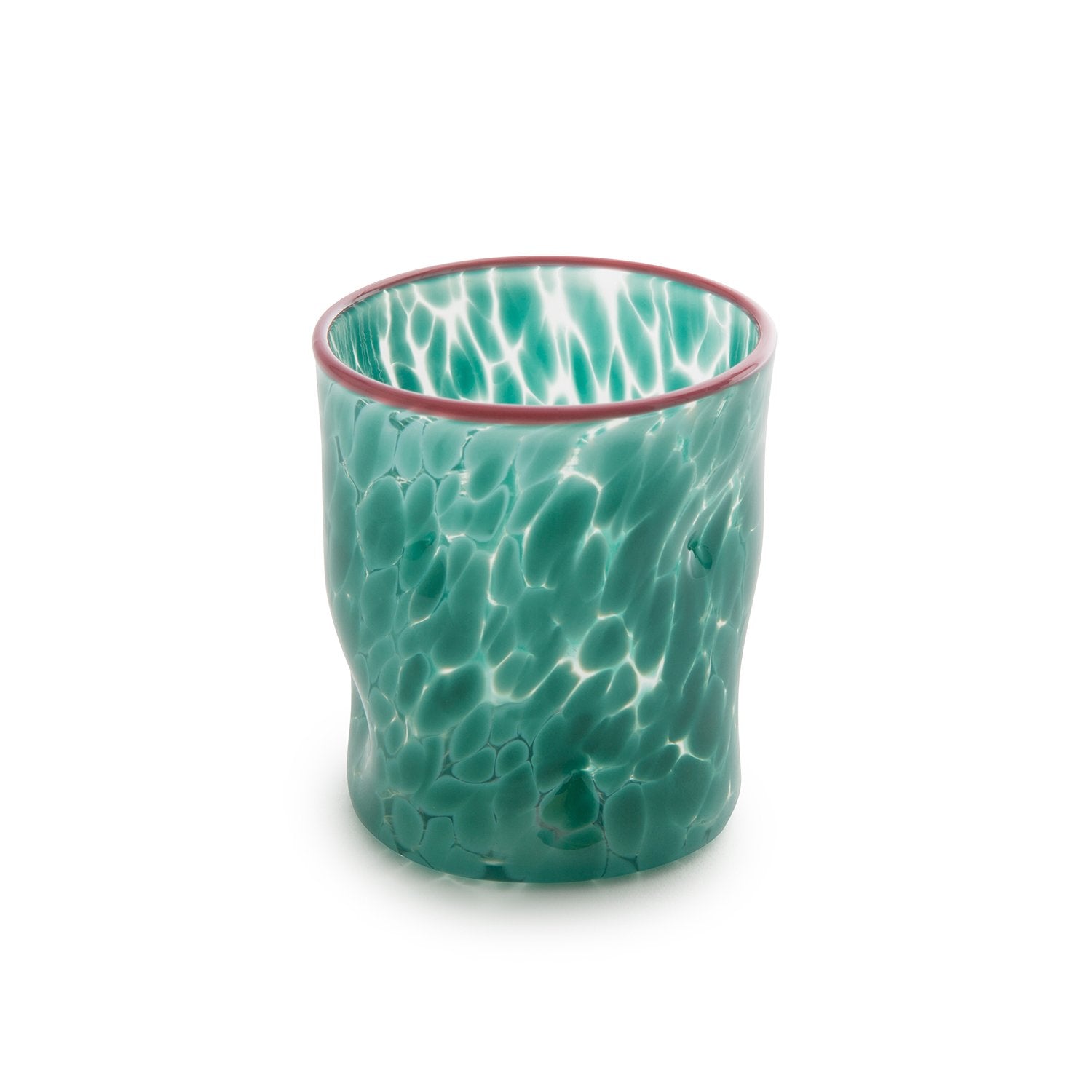 Nina Campbell Wonkie Jimmie Juice Glass - Teal