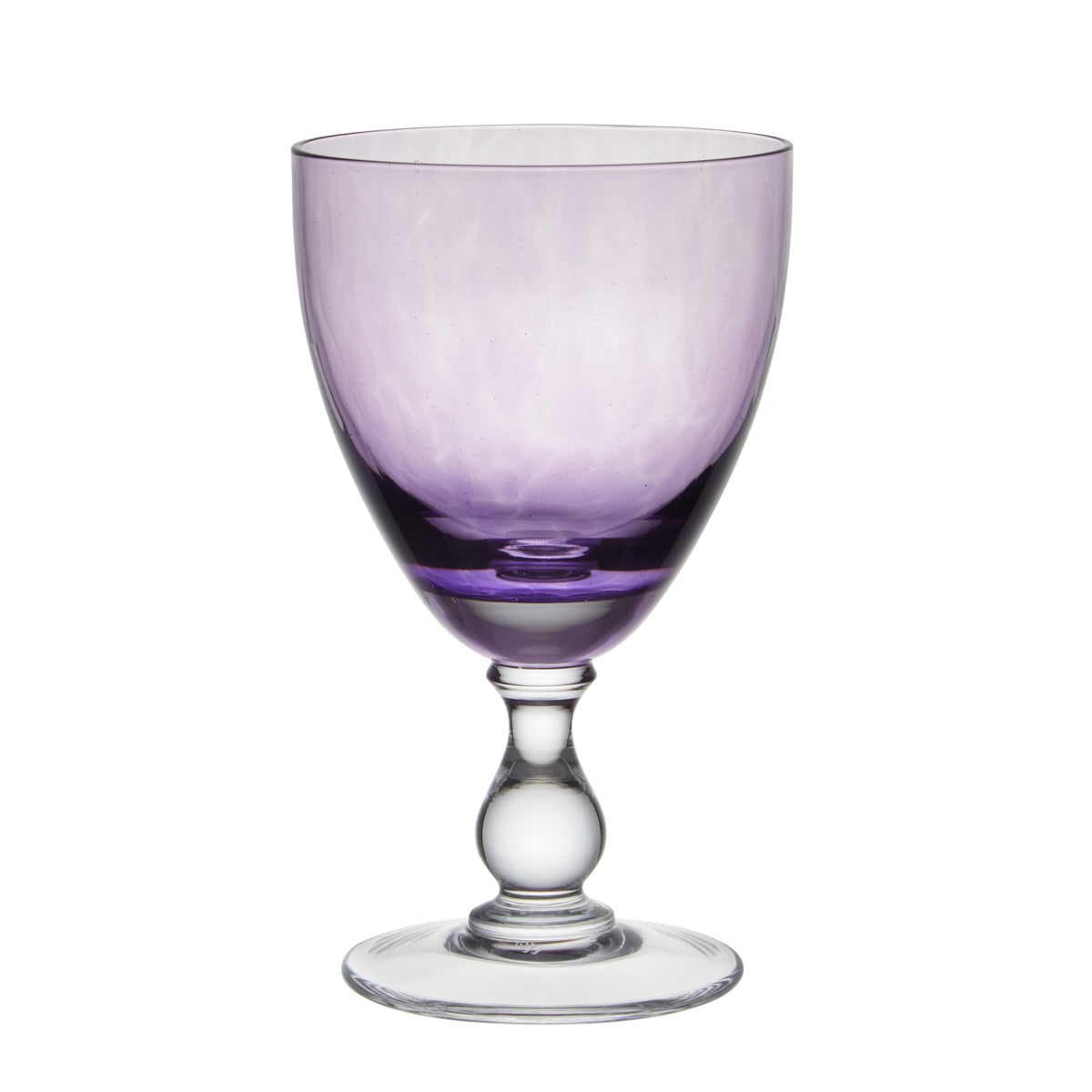 Nina Campbell Jewel Wine Glass Amethyst against a white background