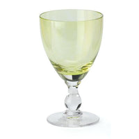 Nina Campbell Jewel Wine Glass Peridot against a white background