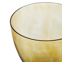 Nina Campbell Jewel Large Wine Glass Topaz close up rimm