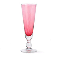 Nina Campbell Jewel Champagne Flute - Pink Sapphire