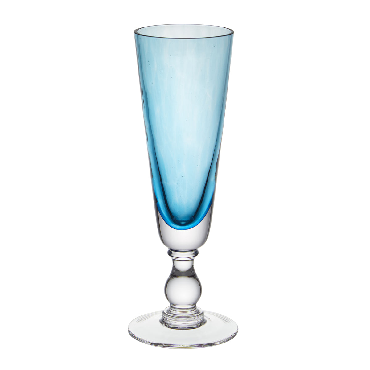 Nina Campbell Jewel Champagne Flute - Aquamarine