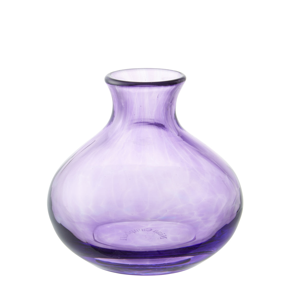 Nina Campbell Amethyst Jewel Bud Vase against a white background