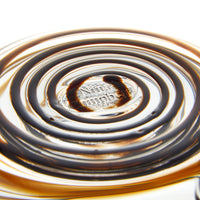 Nina Campbell Swirl Bonbon Bowl Amber close up bottom